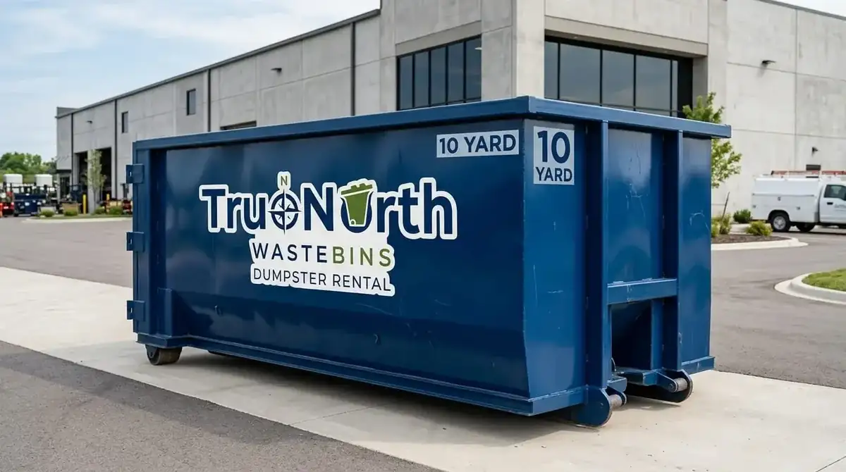 Roll-off dumpster delivery to Cromwell, MN by True North Waste Bins
