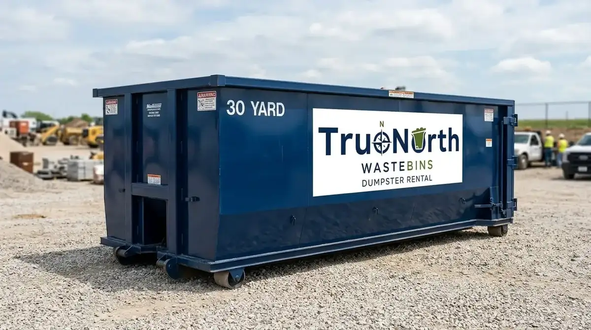 30 yard roll-off container from True North Waste Bins in Duluth